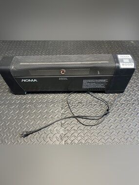 NOMA Digital Baseboard Convector Heater w/Thermostat, 1500W, Black
